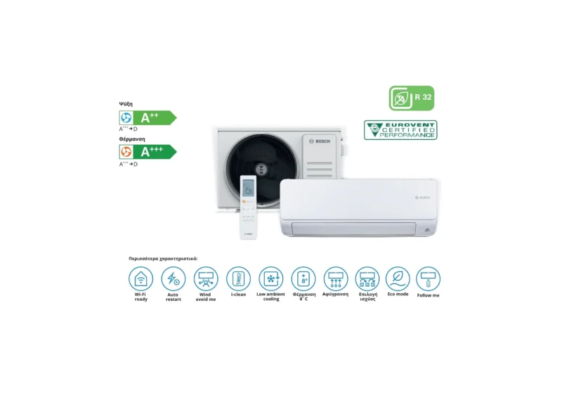Κλιματιστικό Τοίχου BOSCH Climate 6000i - CL6001i-Set 35 E